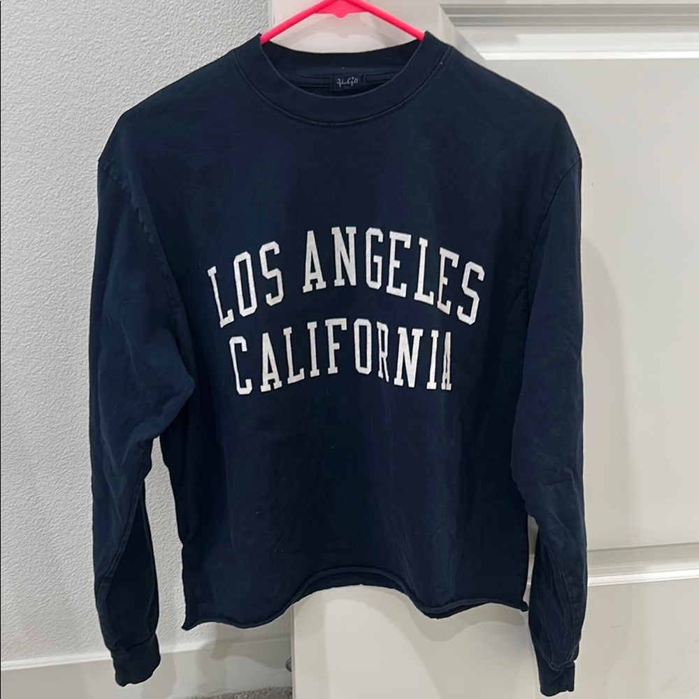 Last chance!!!! Los Angeles California Navy long sleeve